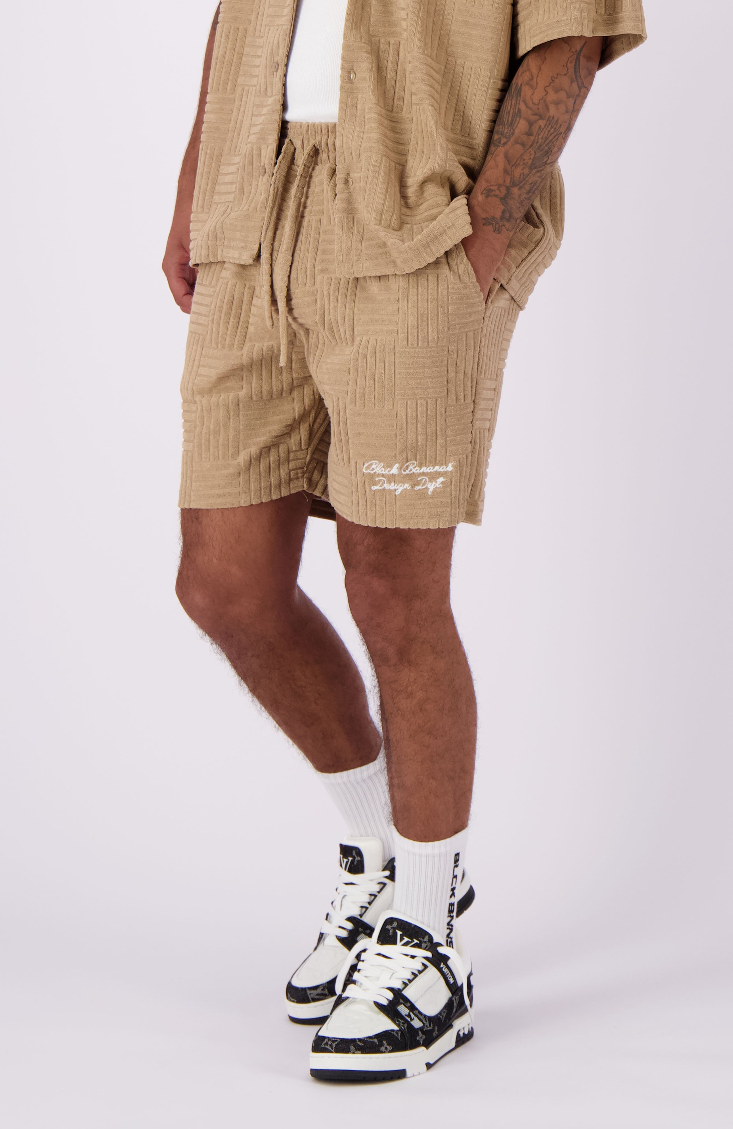 TERRY RESORT SHORTS | Brown