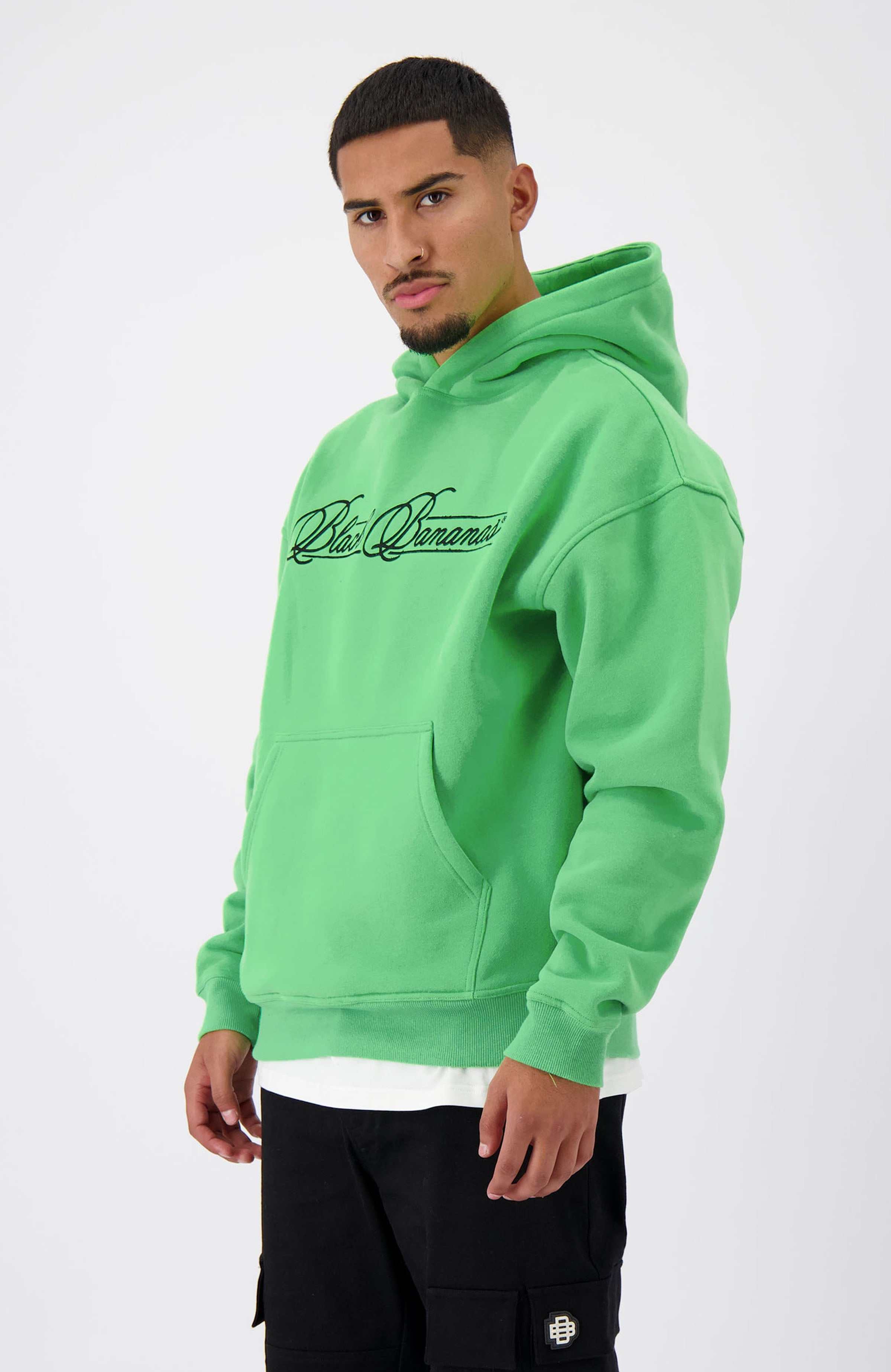 KALLIGRAPHIE-Hoodie | Grün