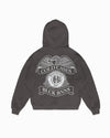 COLD CASES WASHED HOODIE | Grau