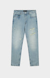 DESTROYED DENIM | Blau