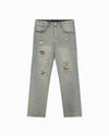 DISTRESSED DENIM | Blau