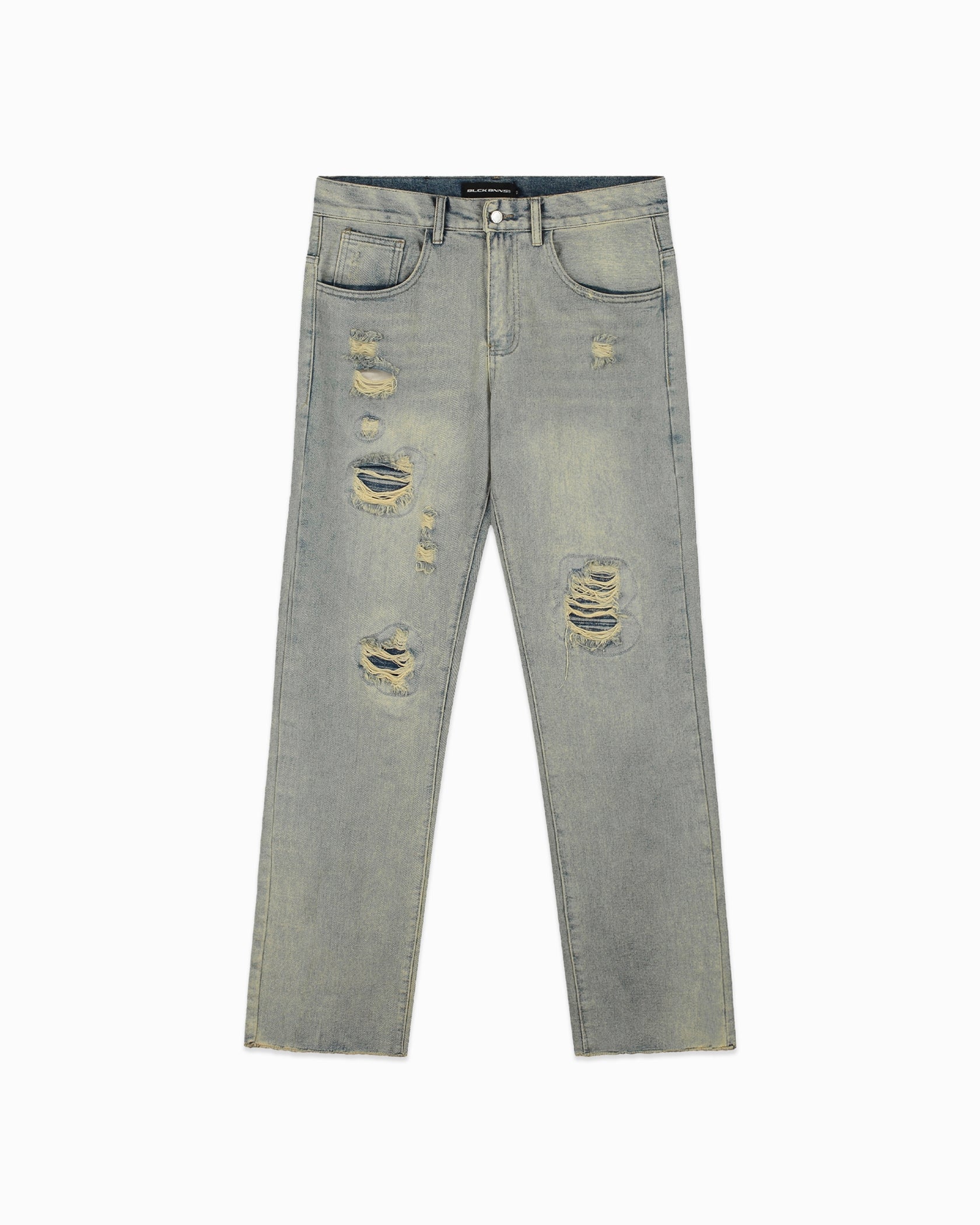 DISTRESSED DENIM | Blau