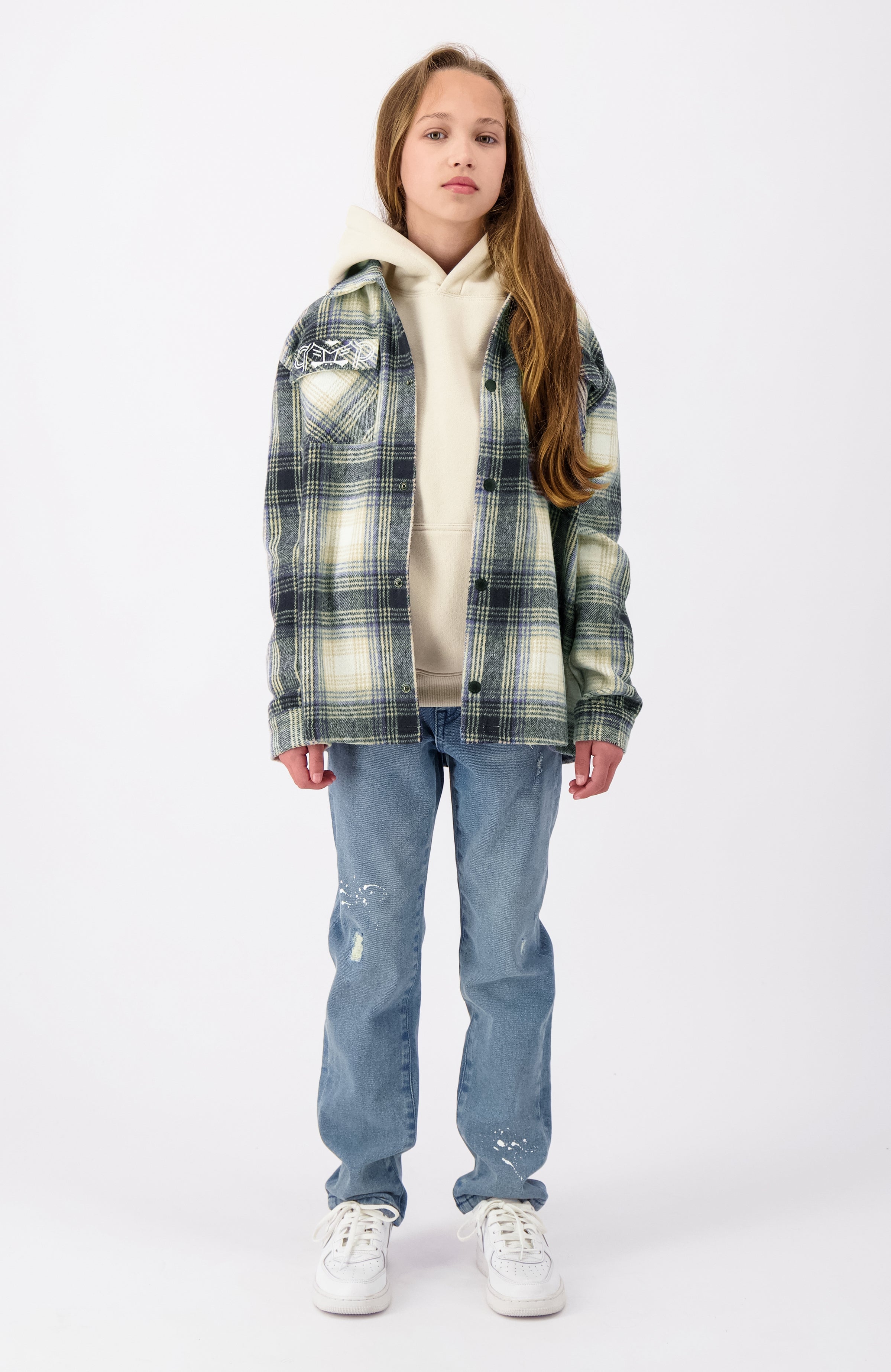 JR REVERSE OVERSHIRT | Blau