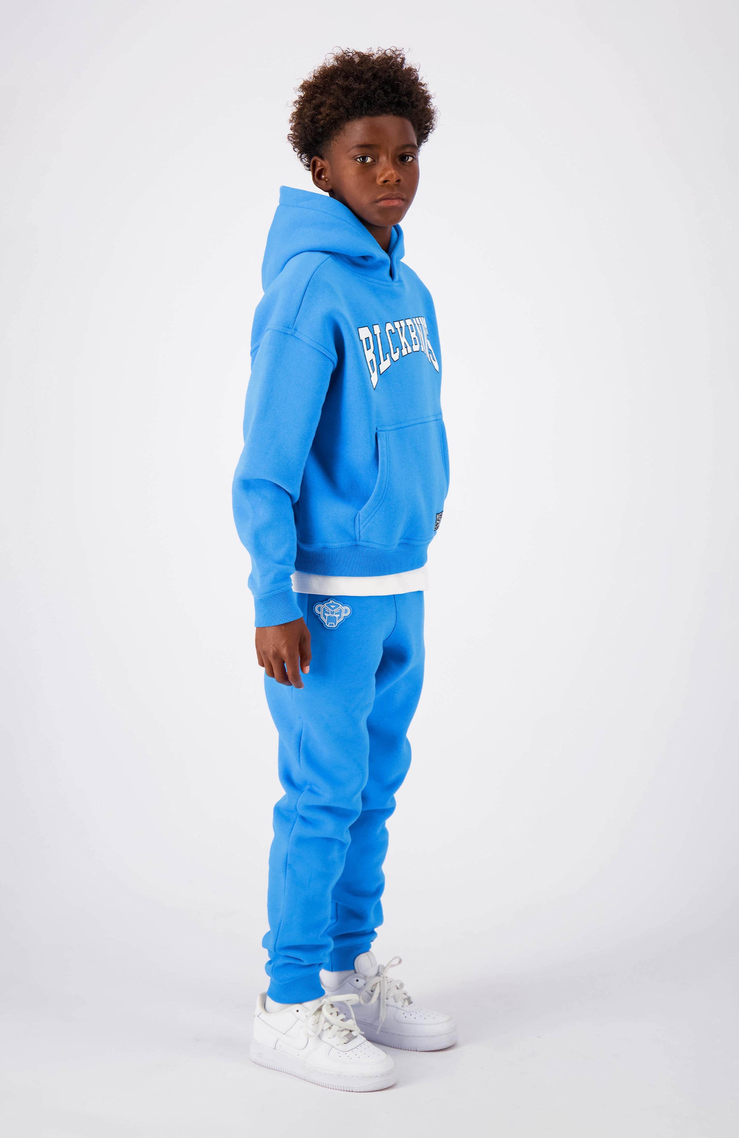 JR VARSITY HOODY | Blau