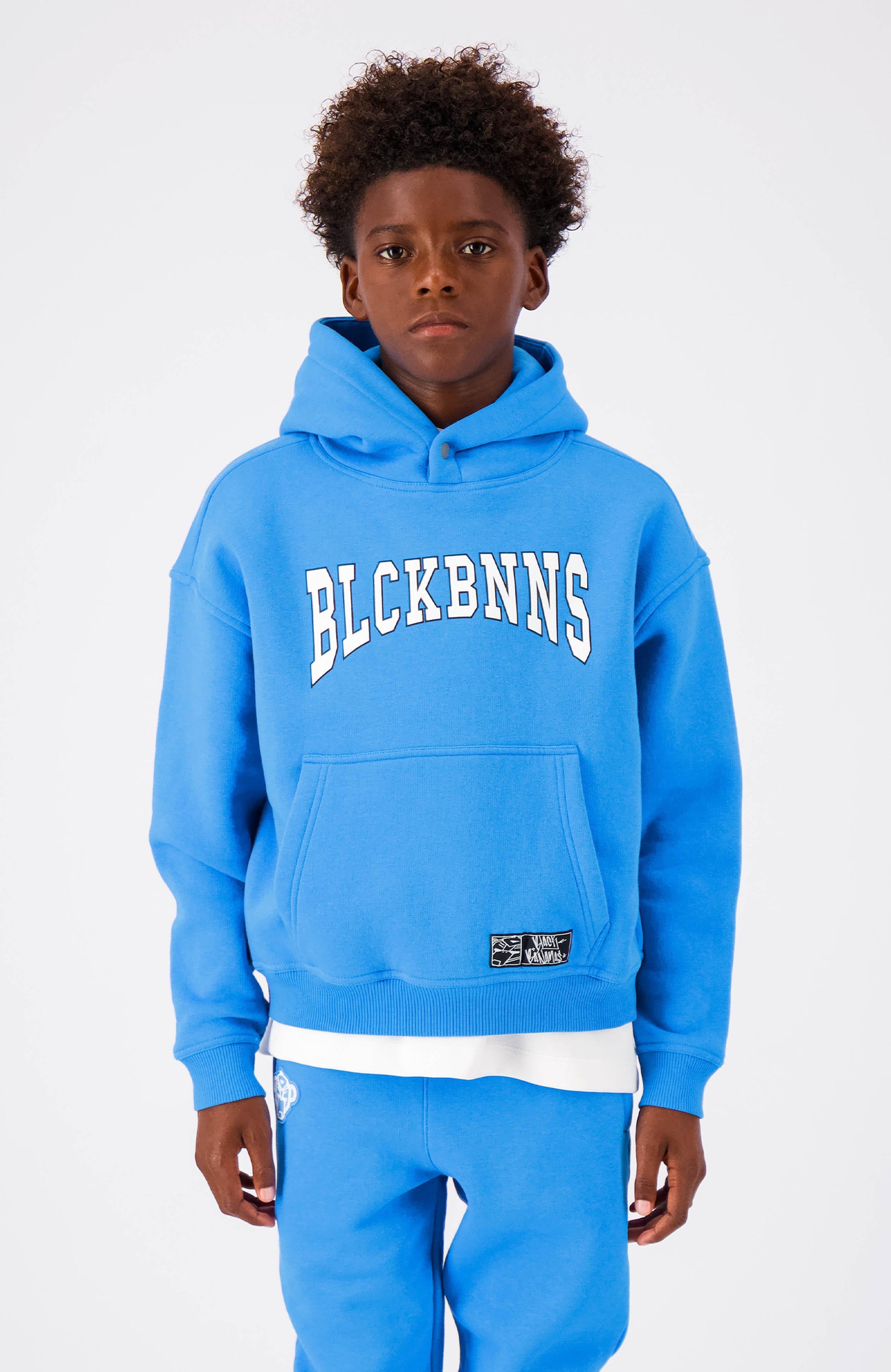 JR VARSITY HOODY | Blau