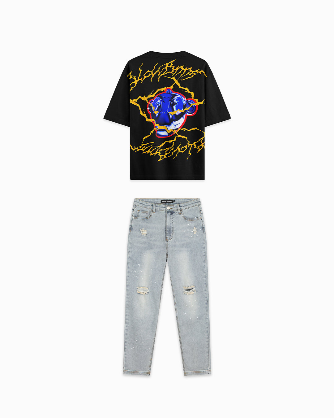 ELEKTRO-T-SHIRT-SET | SCHWARZ