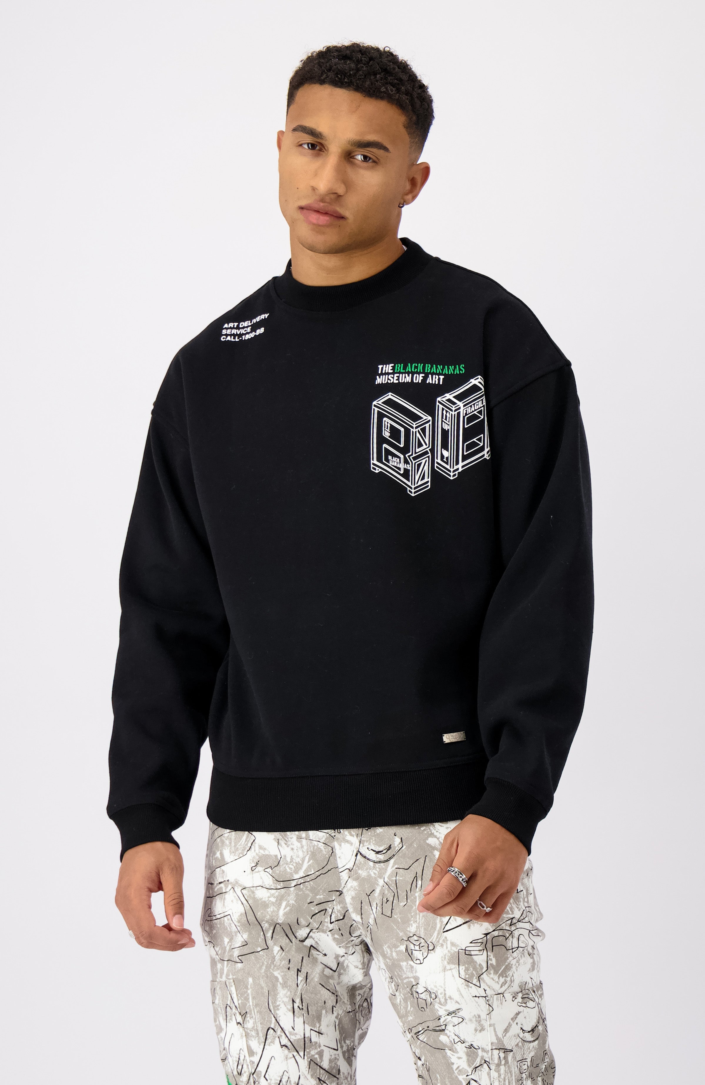 LOGISTIK CREWNECK | Schwarz