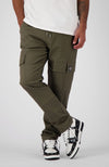 MONOGRAM CARGO PANTS | Moosgrün