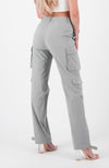 MULTI POCKET CARGO PANTS | Grau