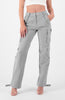 MULTI POCKET CARGO PANTS | Grau