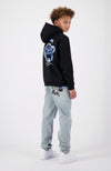 JR. SNOW CRAYON HOODIE | Schwarz