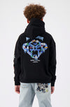 JR. SNOW CRAYON HOODIE | Schwarz