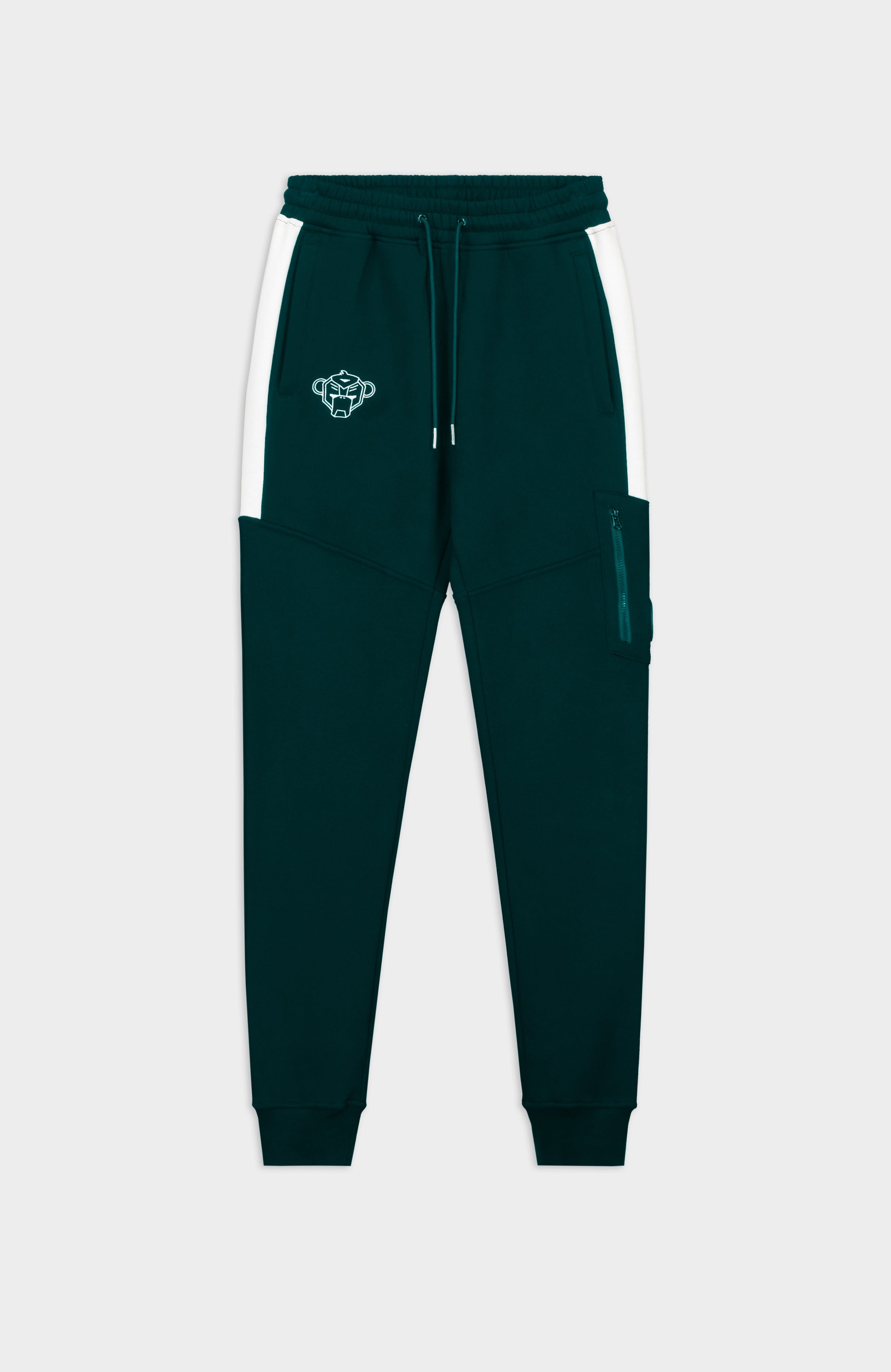 JR. STRIPE SWEATPANTS | Tannengrün
