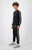 JR. TAPED TRACKPANTS | Schwarz