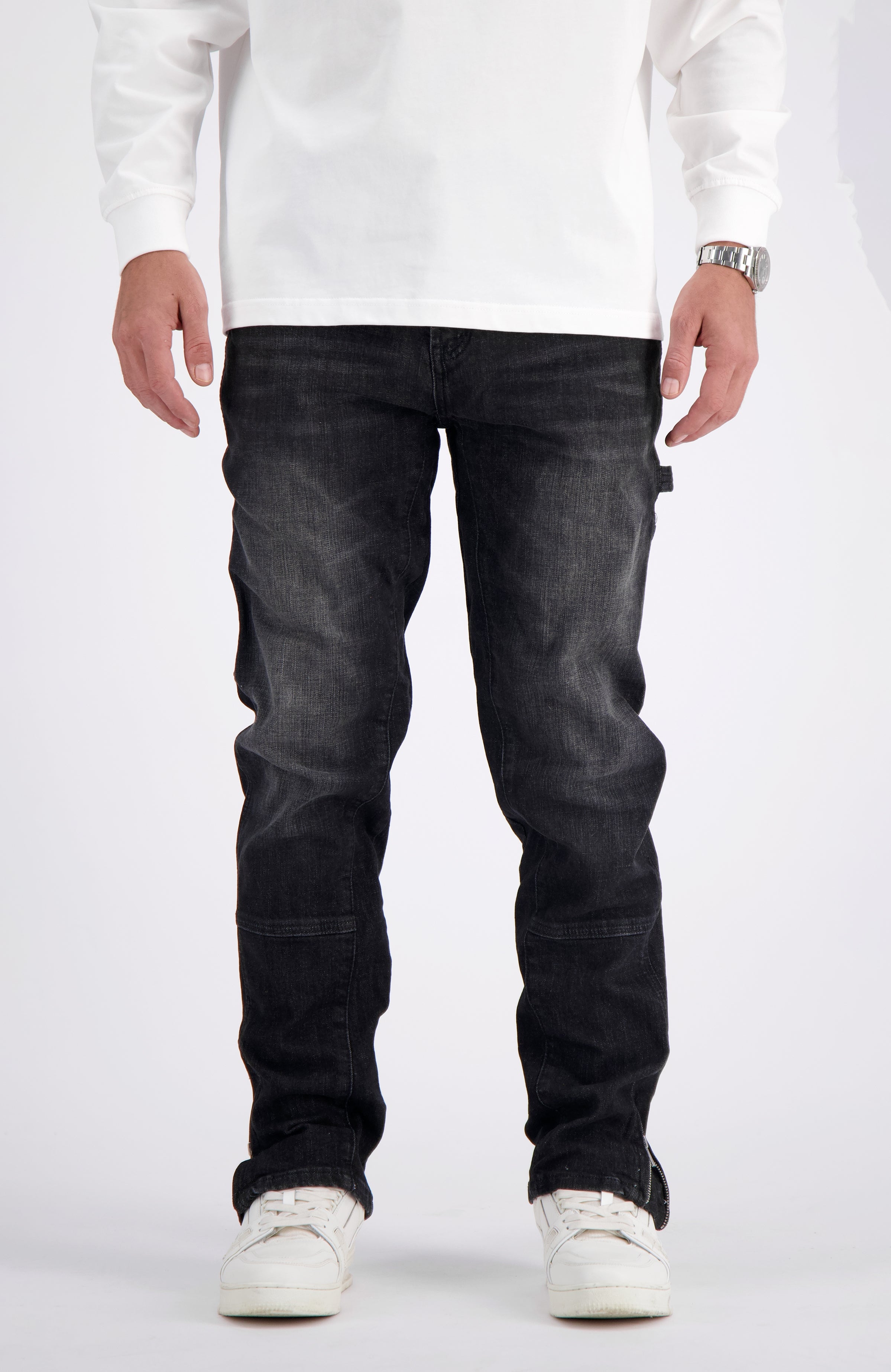 V2 WORKER DENIM | Schwarz