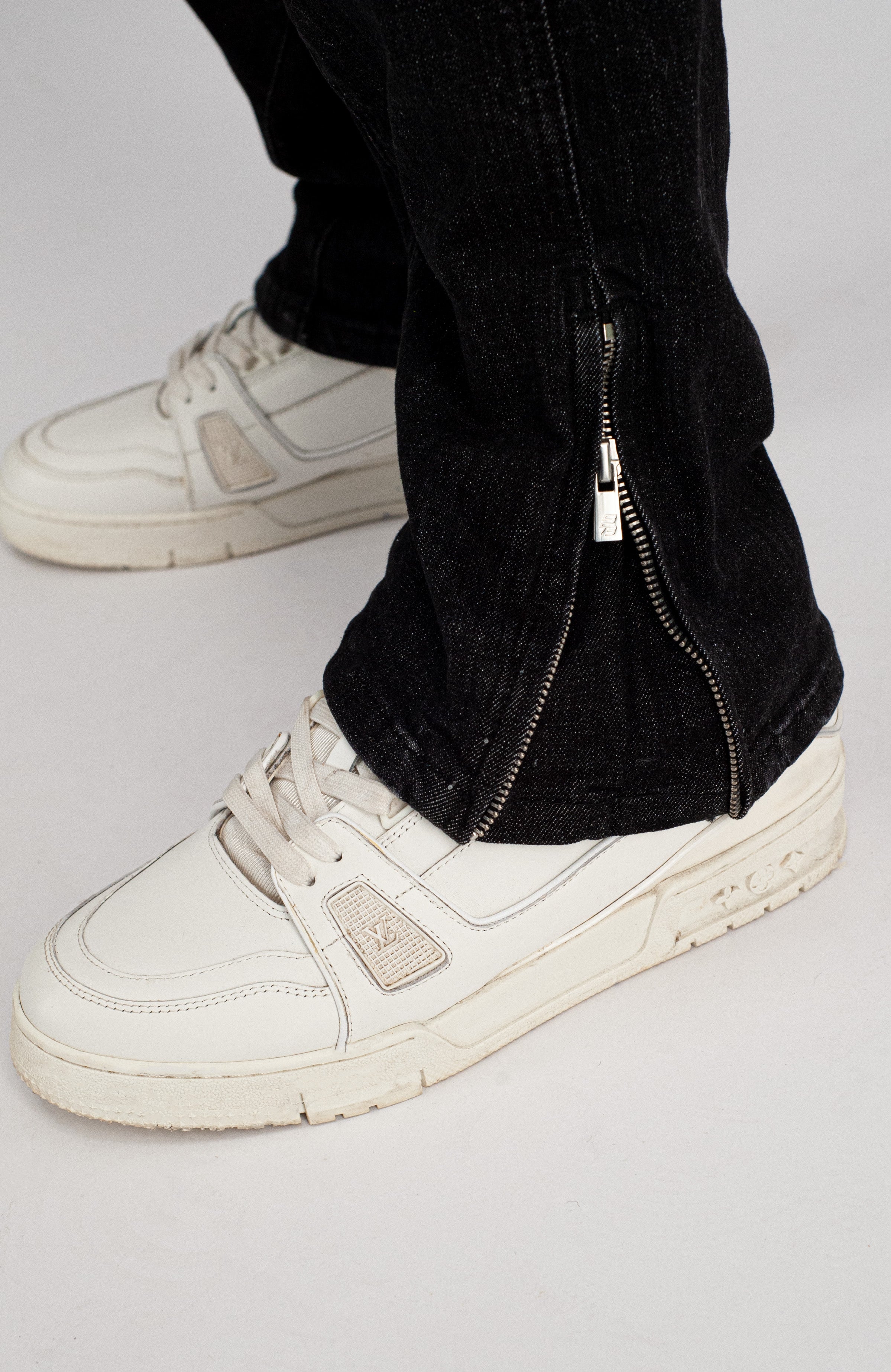 V2 WORKER DENIM | Schwarz