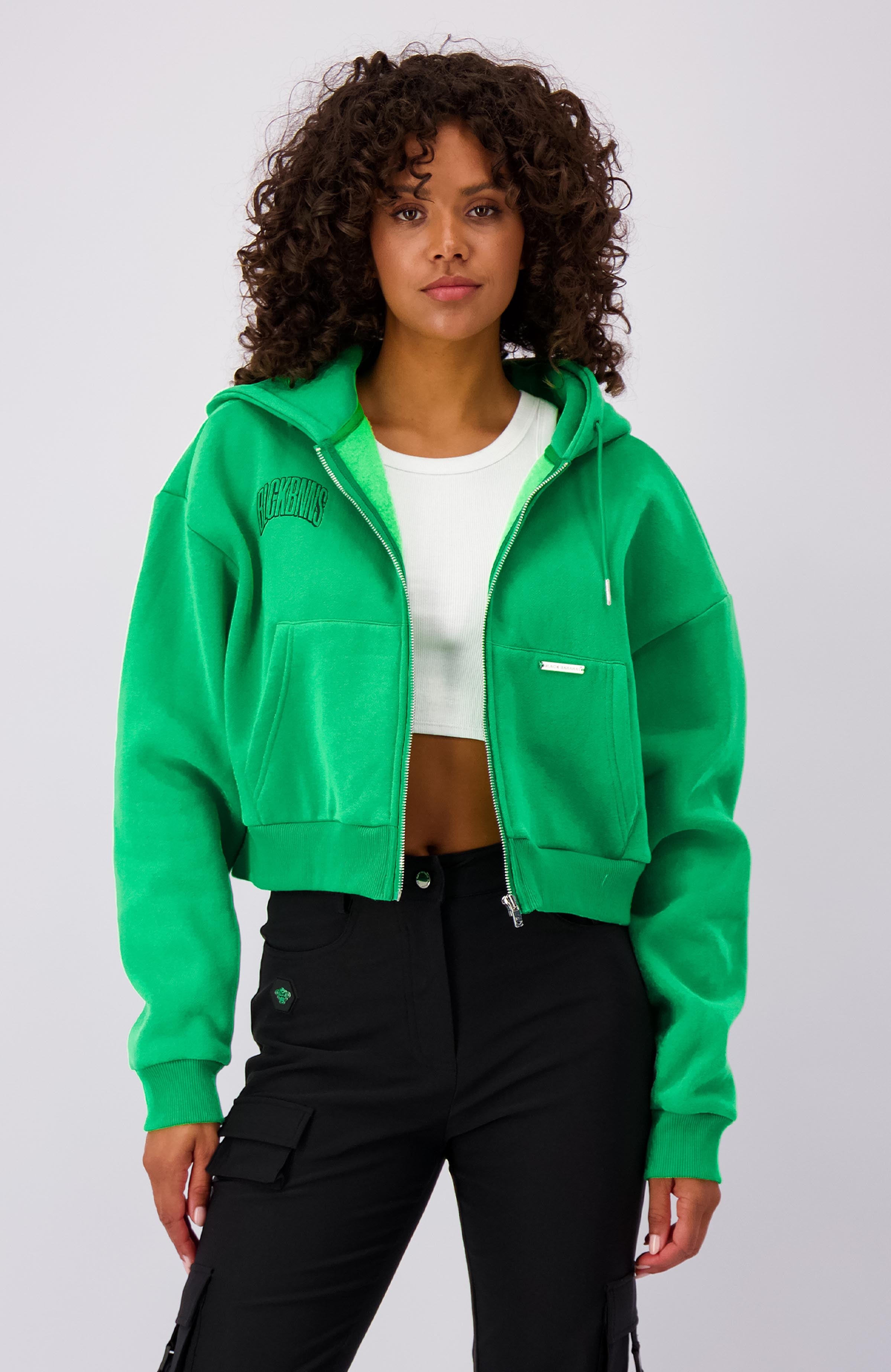 ARCH ZIPPED HOODY | Grün