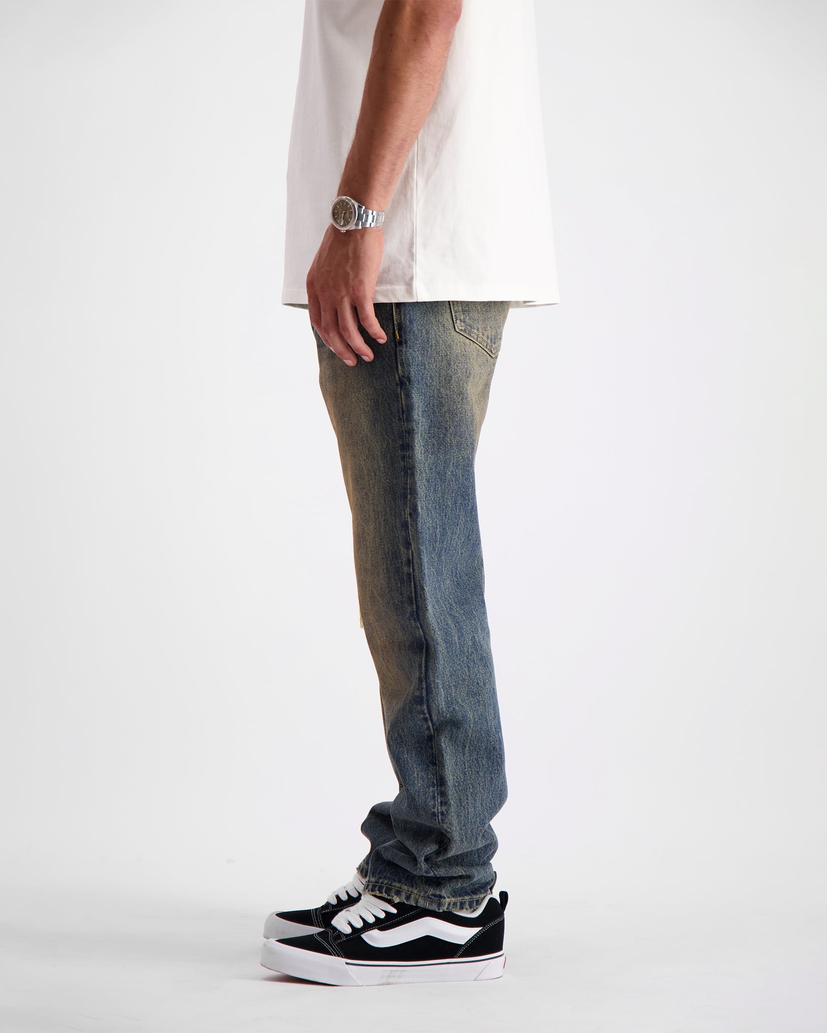 ASH FADE DENIM | Blau