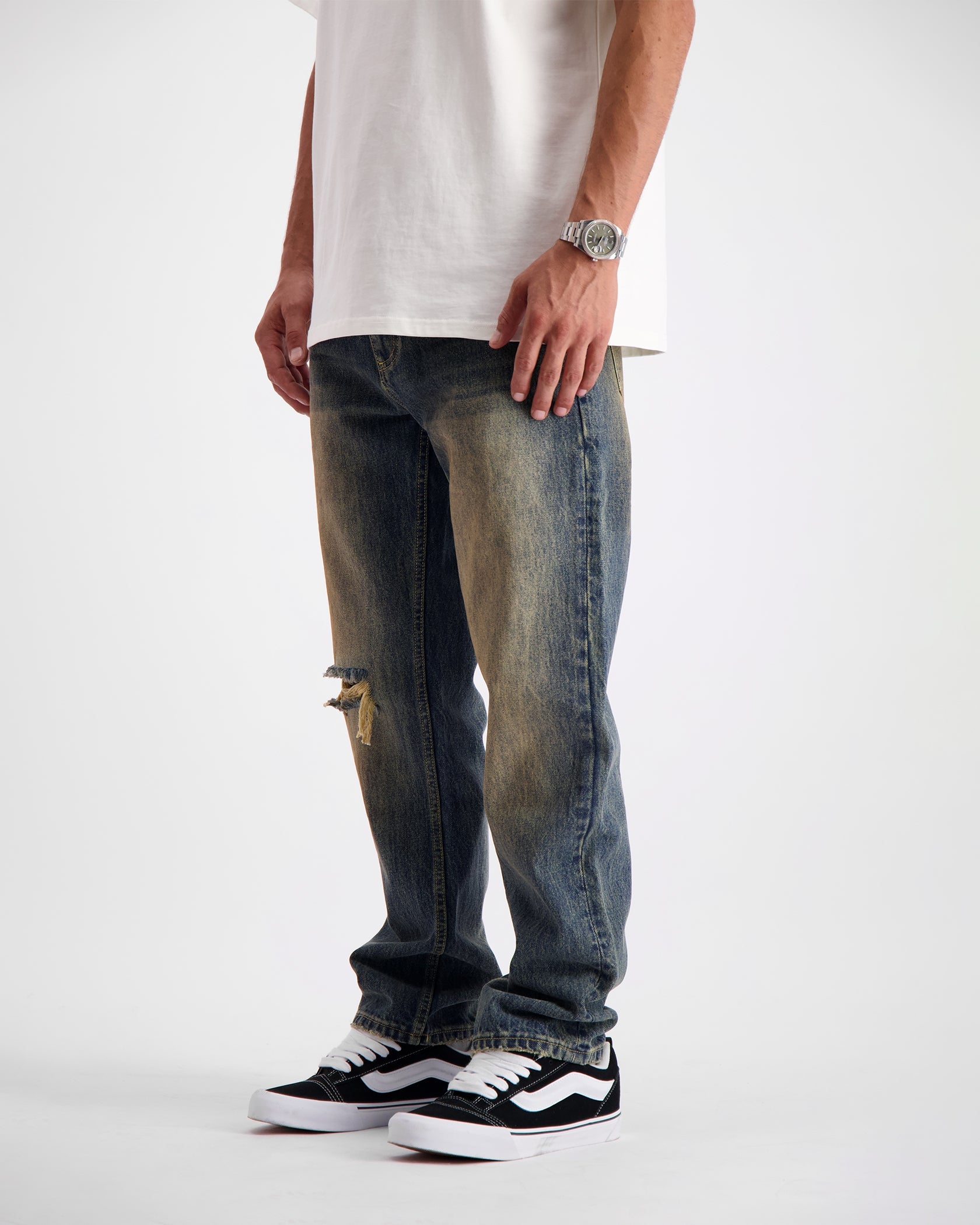 ASH FADE DENIM | Blau