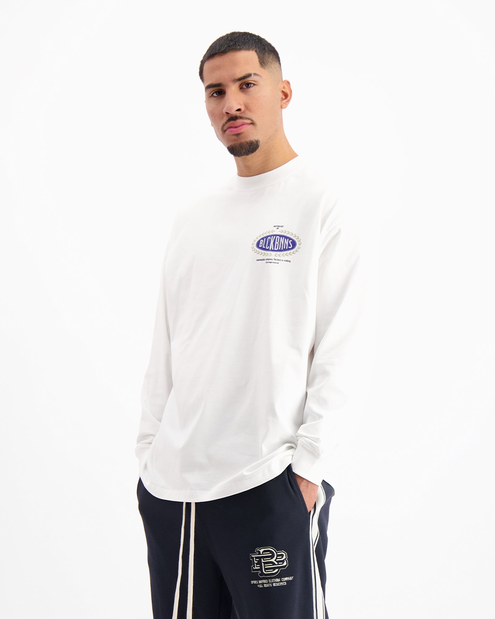 AUTOMOBILE LONGSLEEVE T-SHIRT | Weiß