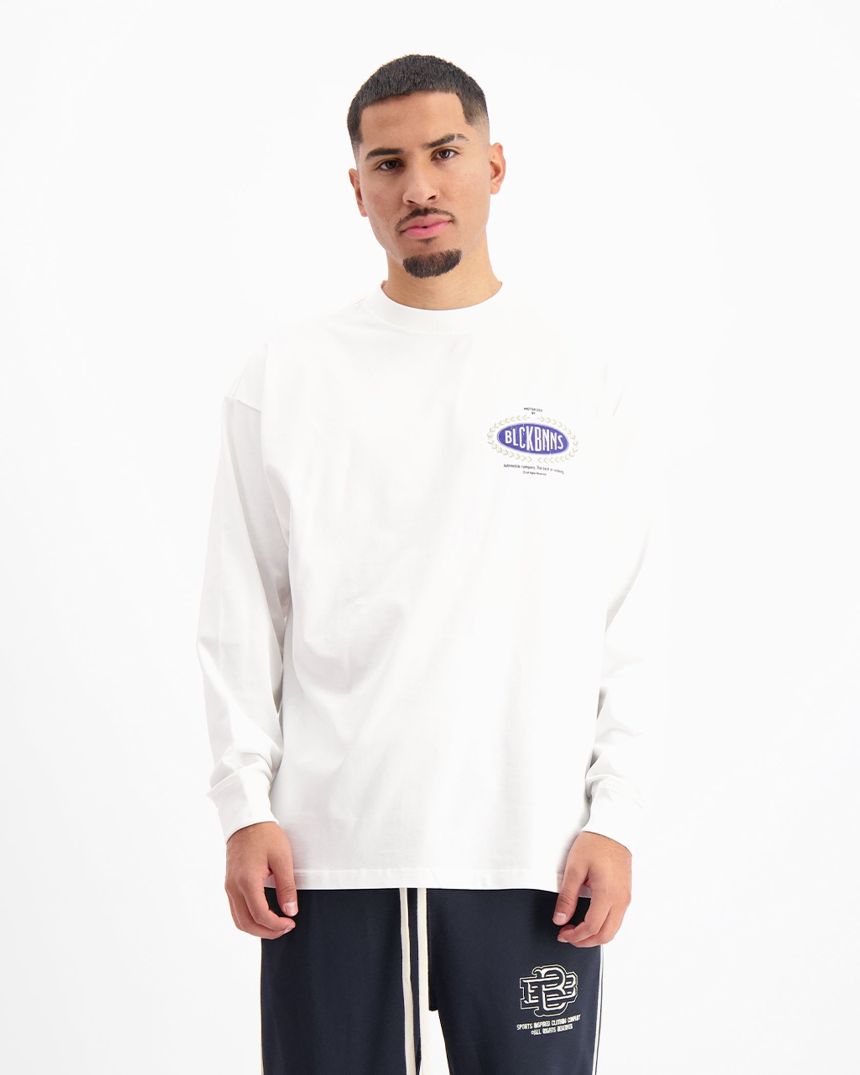 AUTOMOBILE LONGSLEEVE T-SHIRT | Weiß