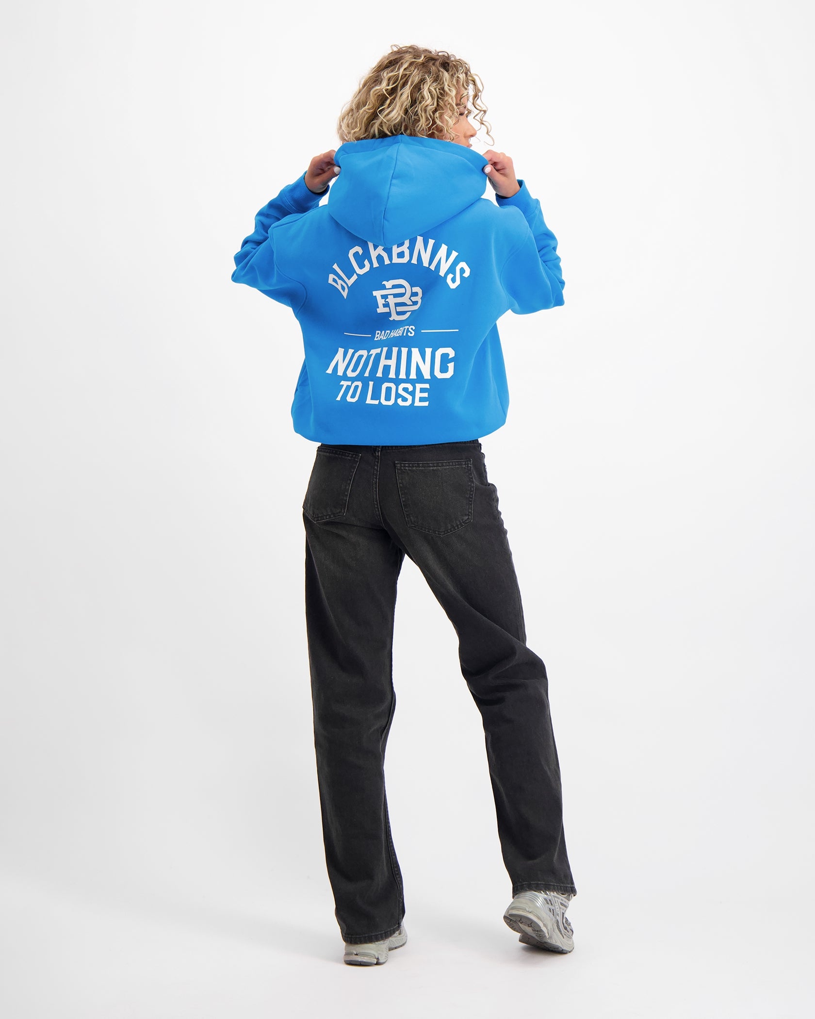 BAD HABITS HOODIE | Blau