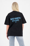 BAD HABITS STUDIO. T-SHIRT | Schwarz