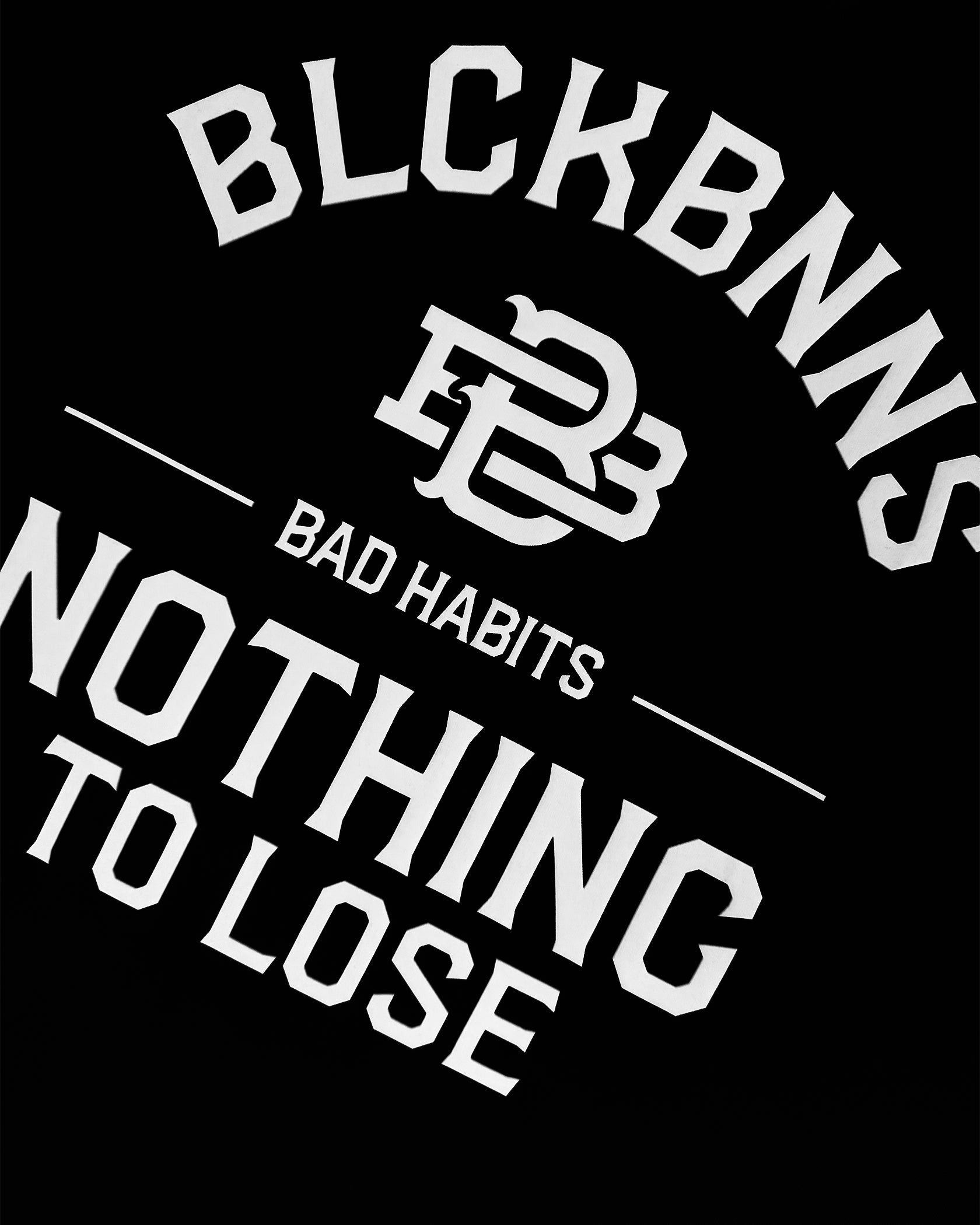 BAD HABITS T-SHIRT | Schwarz