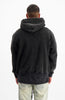 BLANK WASHED HOODIE | Schwarz