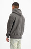 BLANK WASHED HOODIE | Grau