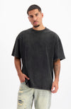 BLANK WASHED T-SHIRT | Schwarz