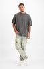 BLANK WASHED T-SHIRT | Grau