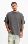 BLANK WASHED T-SHIRT | Grau