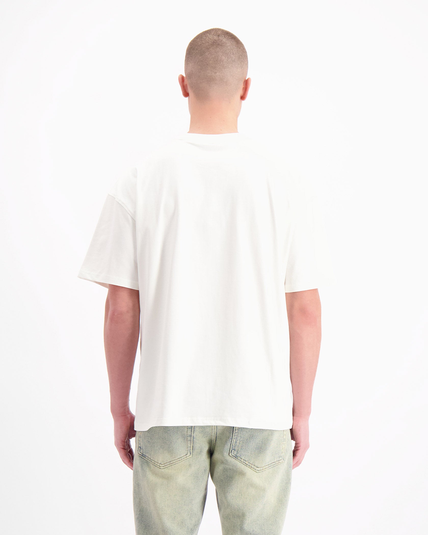 BLOCK MONOGRAM  T-SHIRT | Weiß