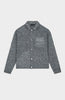 BOUCLE CARPENTER JACKET | Blau