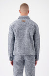 BOUCLE CARPENTER JACKET | Blau