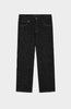 BOUCLE DENIM PANTS | Schwarz