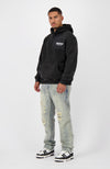 BRUSH HOODIE | Schwarz