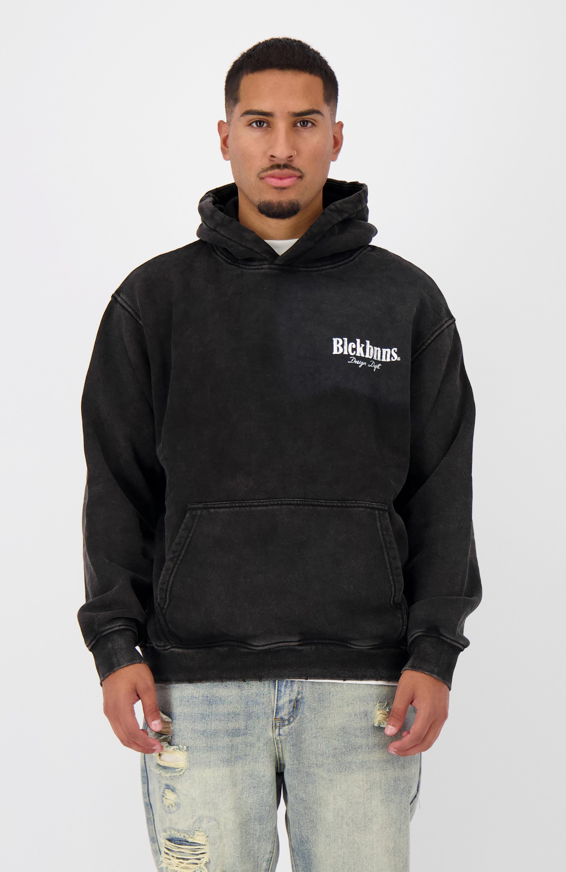 BRUSH HOODIE | Schwarz