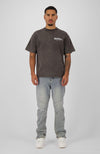 BRUSH T-SHIRT | Grau