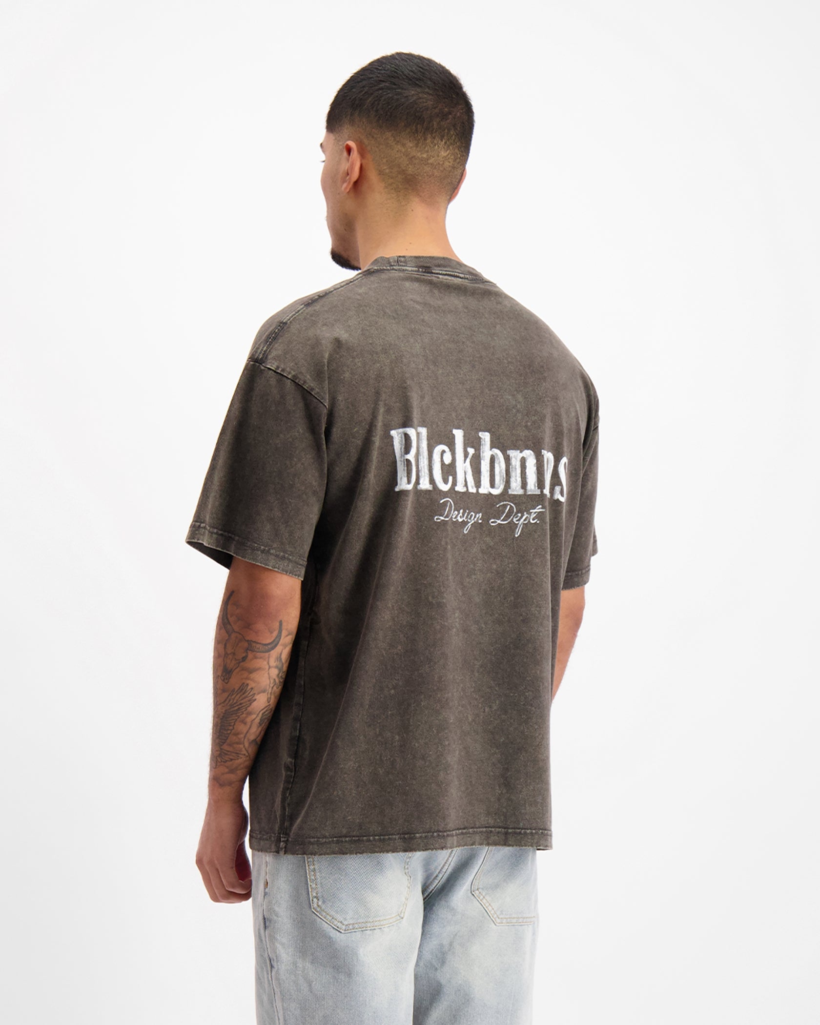 BRUSH T-SHIRT | Grau