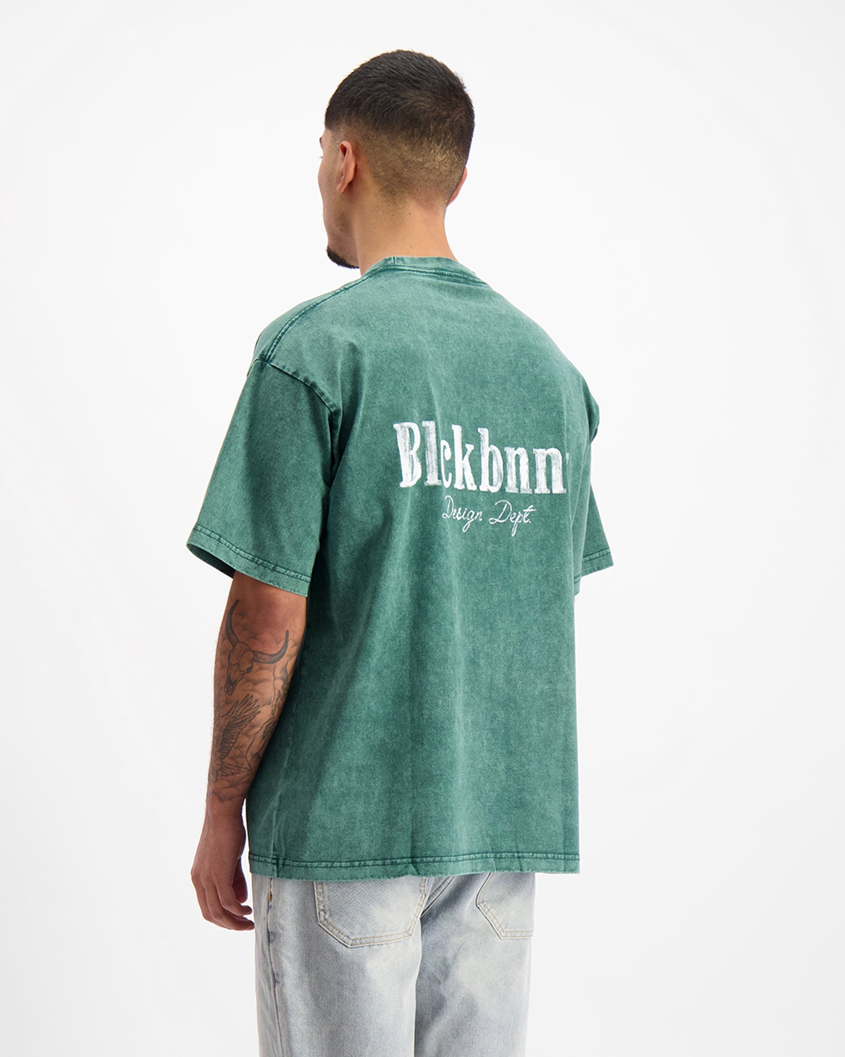 BRUSH T-SHIRT | Dunkelgrün