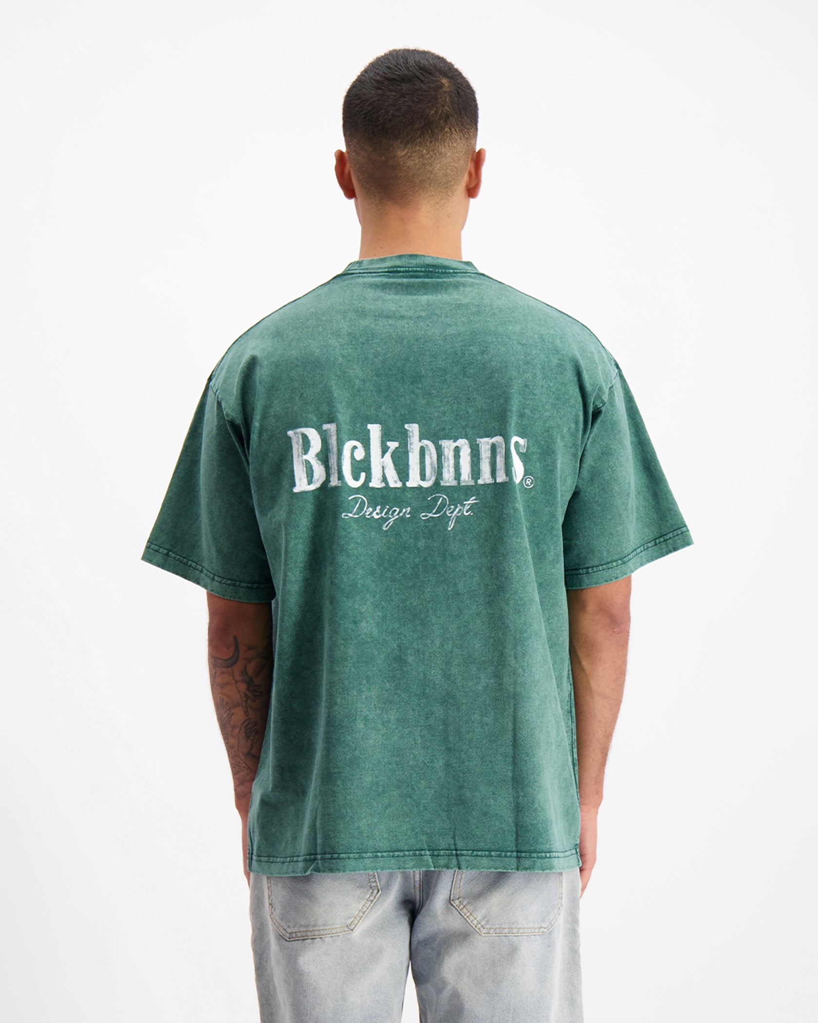 BRUSH T-SHIRT | Dunkelgrün
