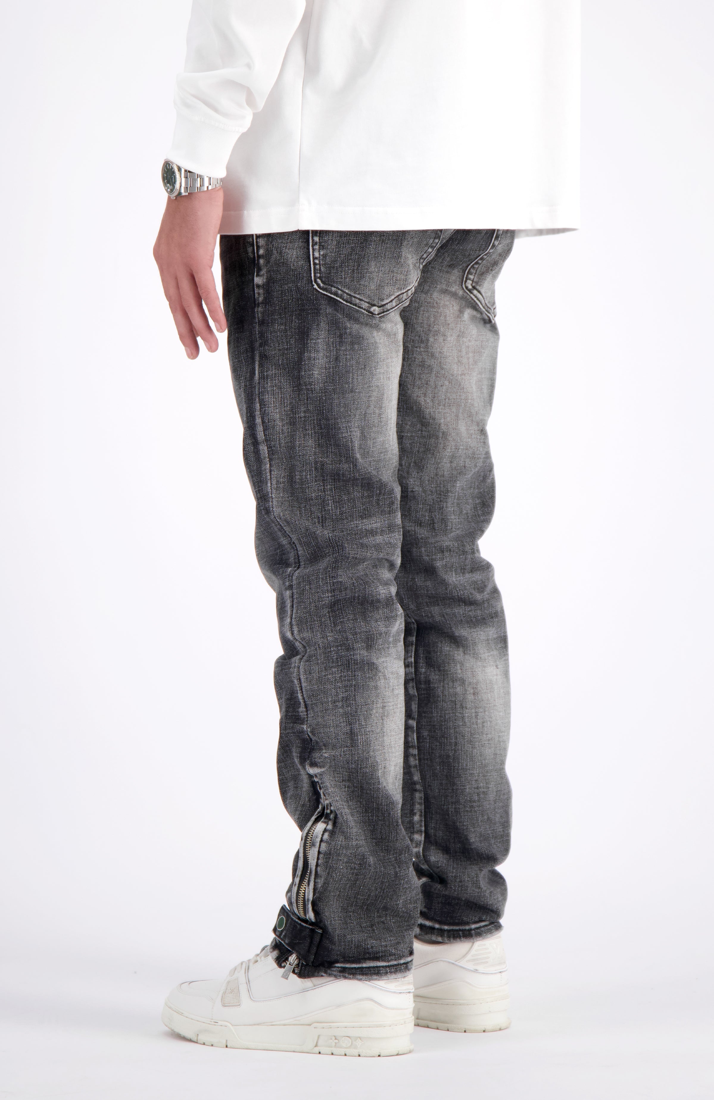 CARBON SLIM DENIM | Schwarz