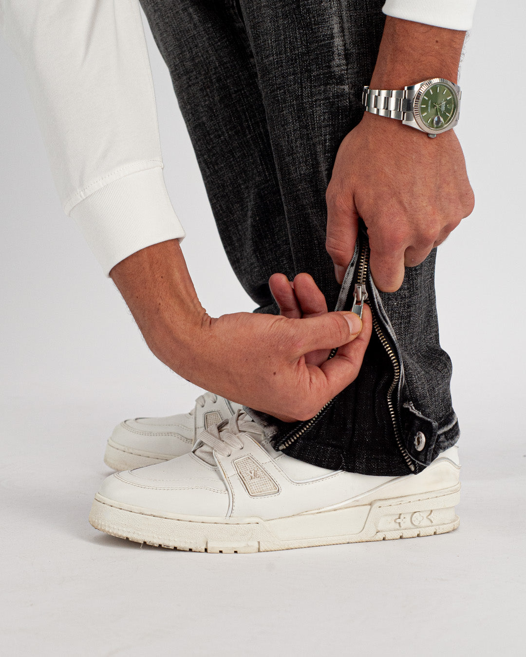 CARBON SLIM DENIM | Schwarz