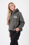 COLD CASES WASHED HOODIE | Grau