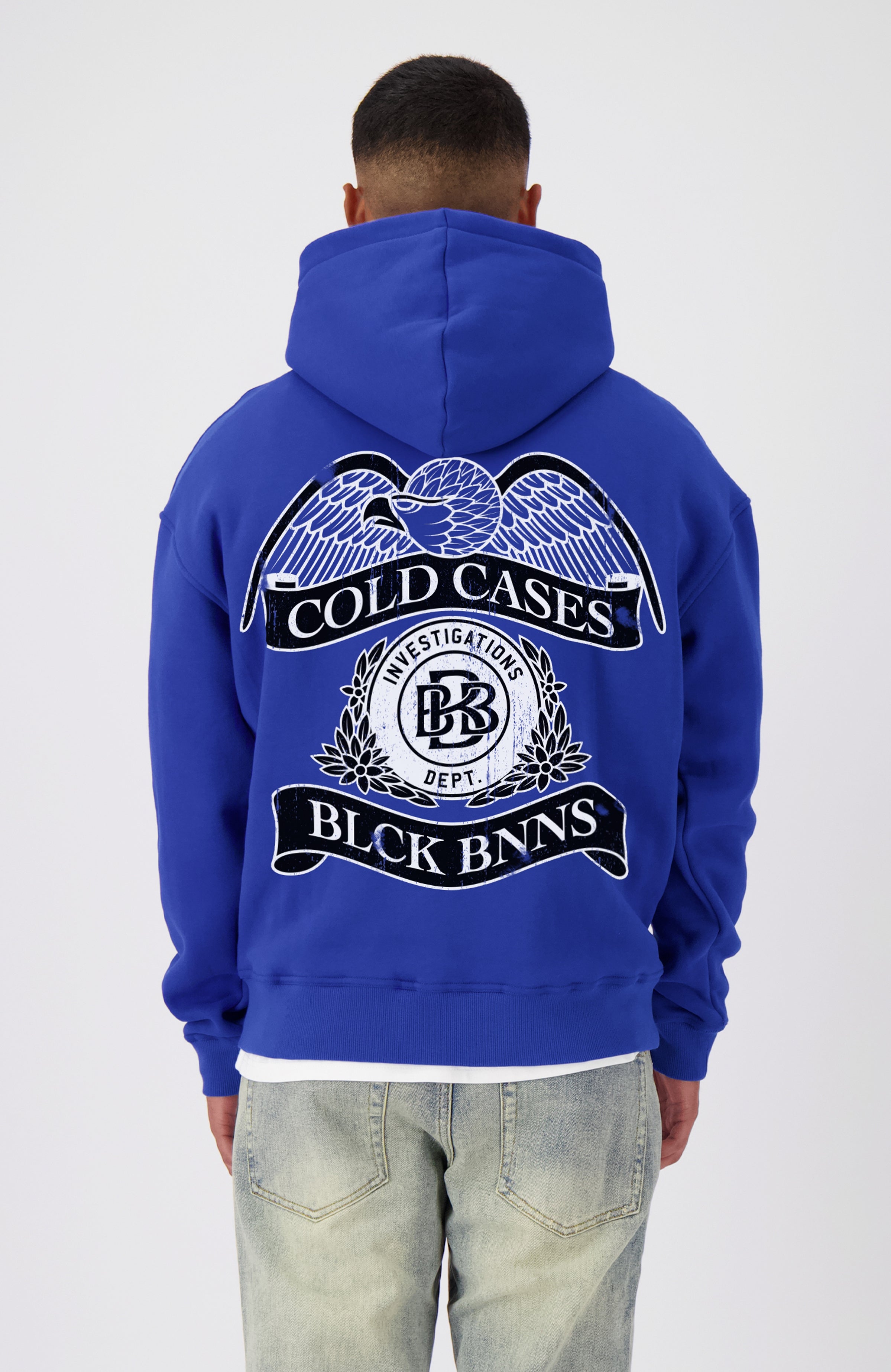 COLD CASES HOODIE | Kobaltblau