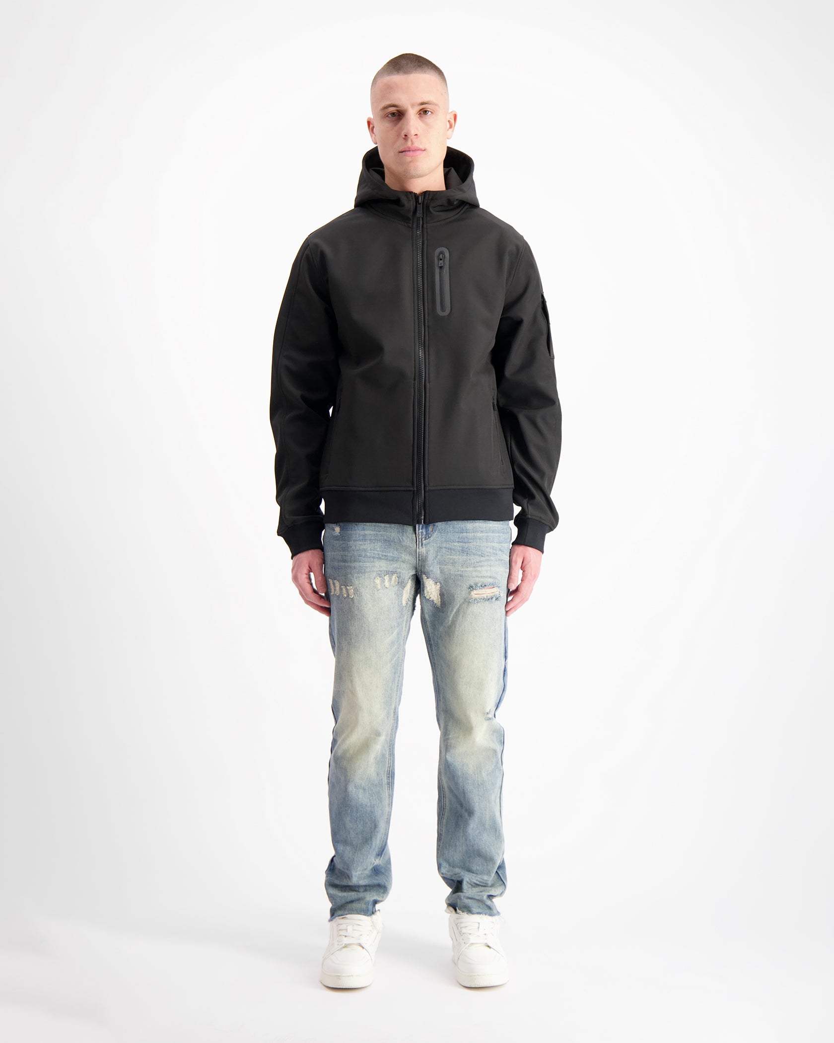 COMMANDER SOFTSHELL JACKET | Schwarz