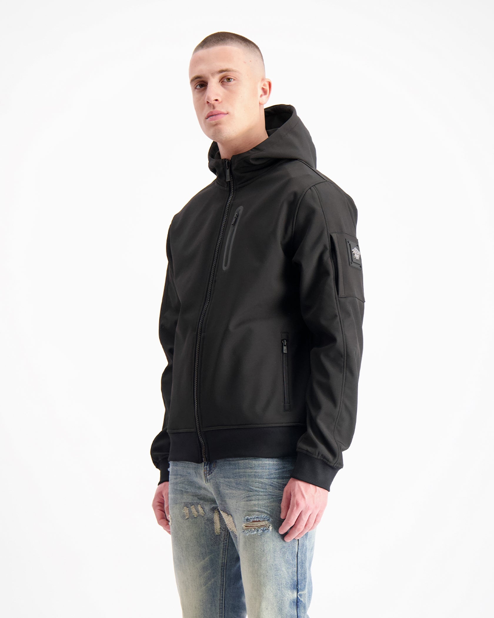 COMMANDER SOFTSHELL JACKET | Schwarz