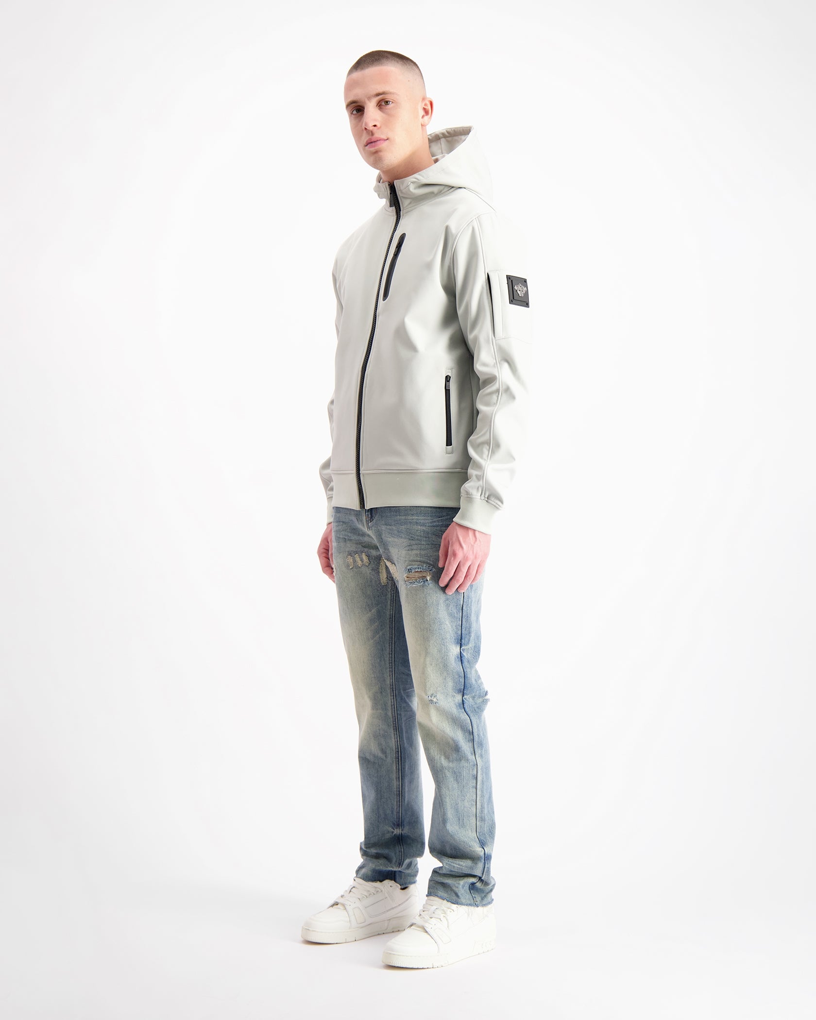 COMMANDER SOFTSHELL JACKET | Grau